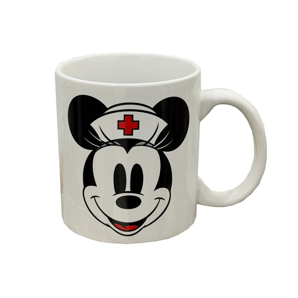 Disney Minnie Mouse "Best Nurse Ever" Mug 20 Ounces Coffee Cup